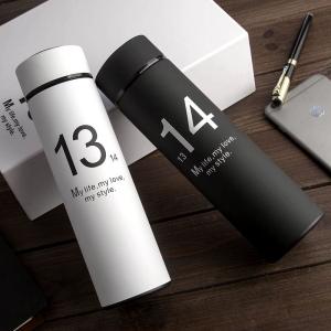 情侶不銹鋼真空禮品杯保溫杯男女士簡約直身水杯禮盒